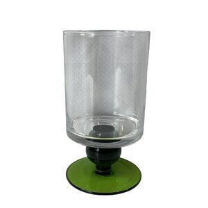 Marquis Waterford Crystal Rotondo Water Drink Glass Emerald Green Stem Ball READ